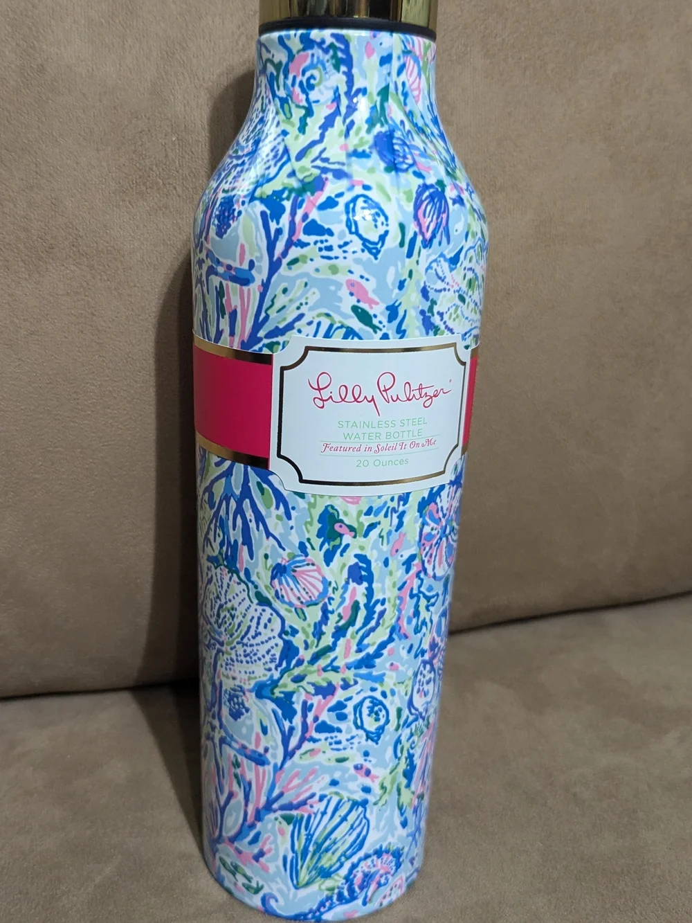 Lilly Pulitzer Soleil It On Me Stainless Steel Water Bottle - Picture 2 of 4